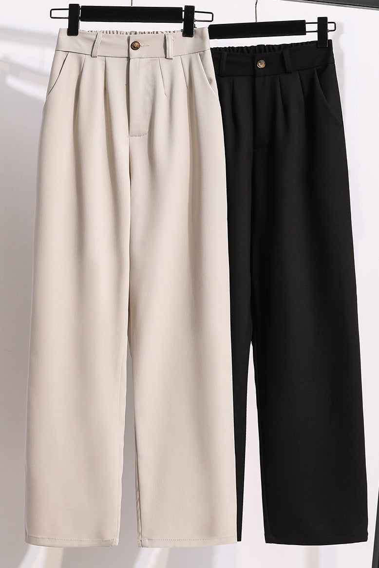 Plus Size Trouser Straight Leg Pants