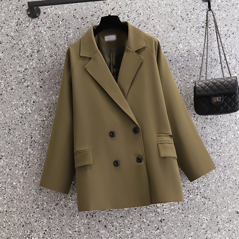 Plus Size Korean Blazer