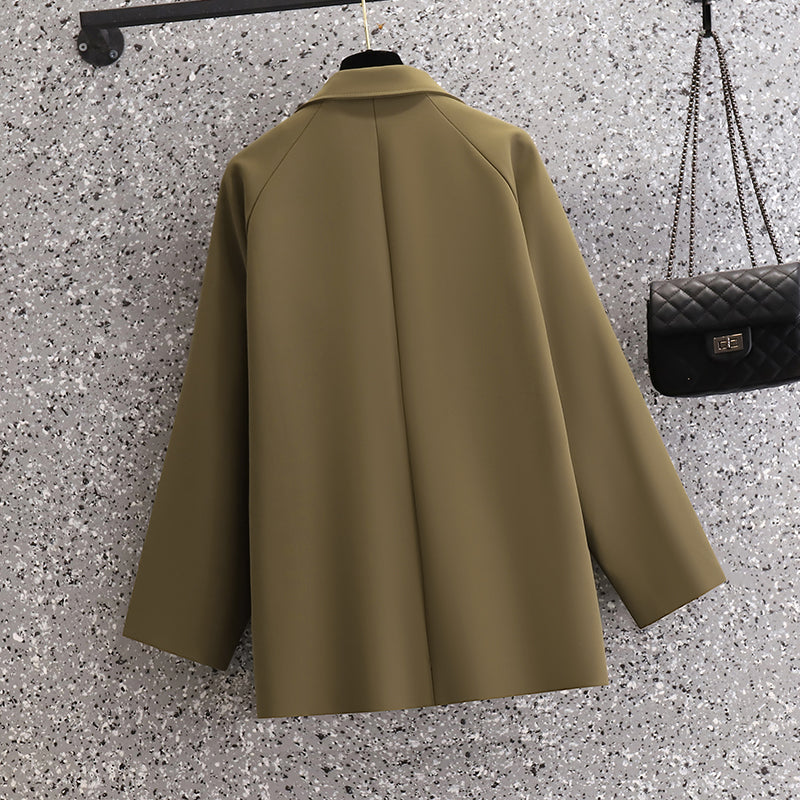 Plus Size Korean Blazer