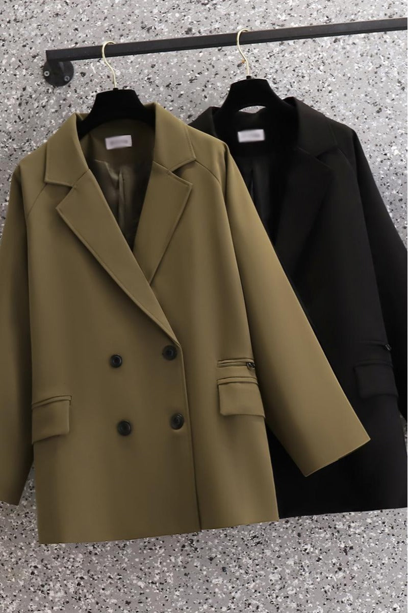 Plus Size Korean Blazer