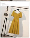 Plus size buttons midi dress