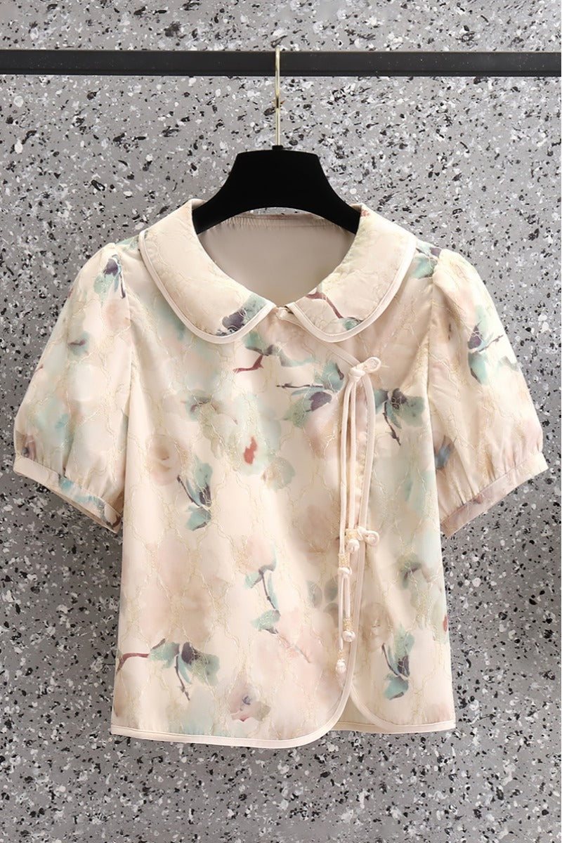Plus size cheongsam blouse