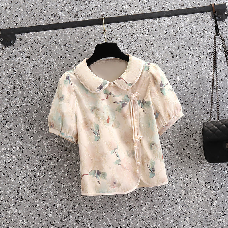 Plus size cheongsam blouse