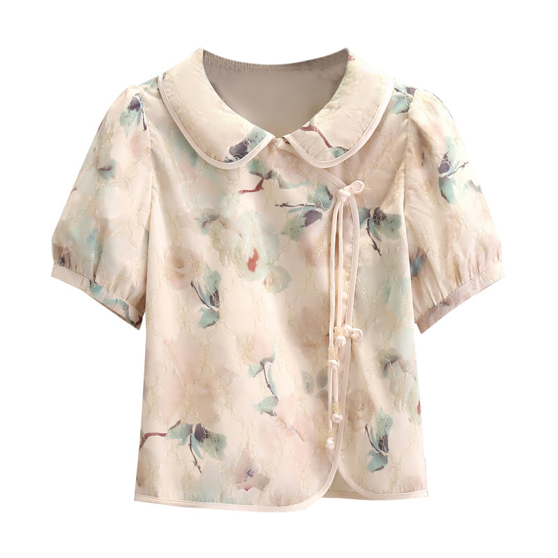 Plus size cheongsam blouse