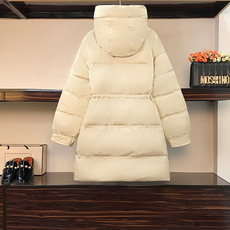Plus size padded tunic winter jacket