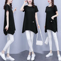 Plus size pocket tunic t shirt