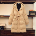 Plus size winter padded long winter jacket