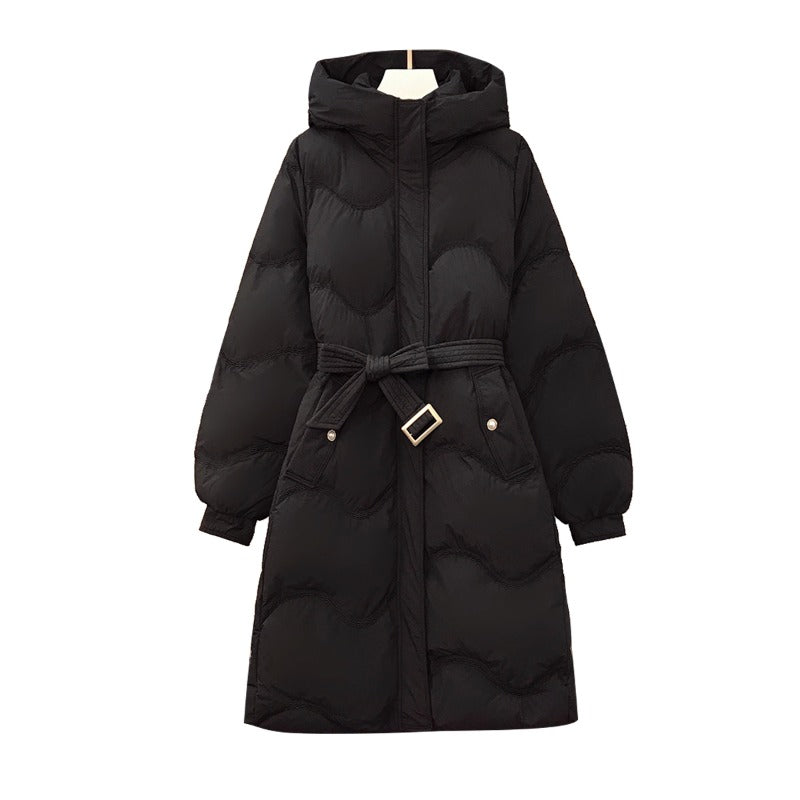 Plus size winter padded long winter jacket