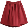 Plus size wrap a line skorts