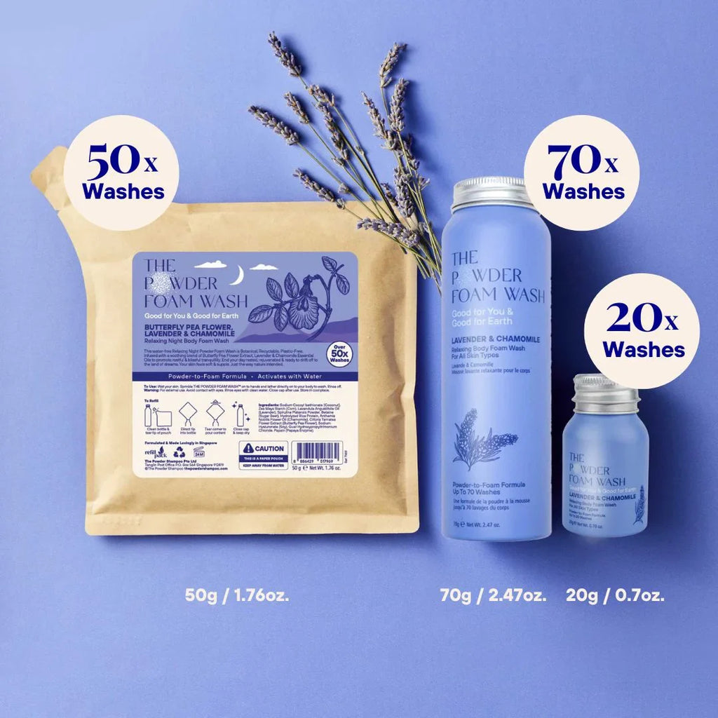Relaxing Body Foam Wash Lavender & Chamomile 50g / 1.76oz
