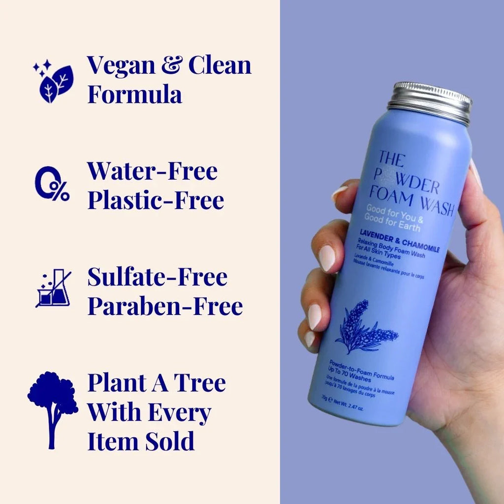 Relaxing Body Foam Wash Lavender & Chamomile 50g / 1.76oz