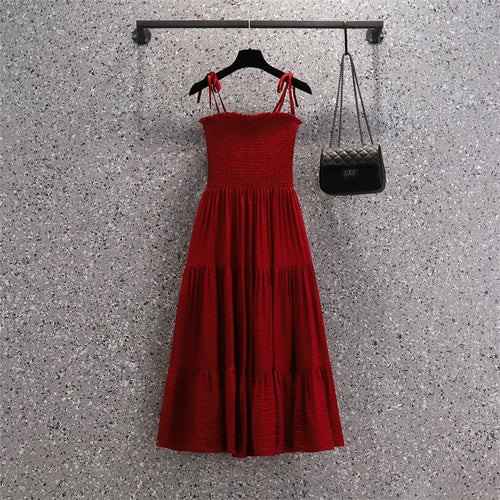 (Special Price!) Plus Size Scrunch Babydoll Dress