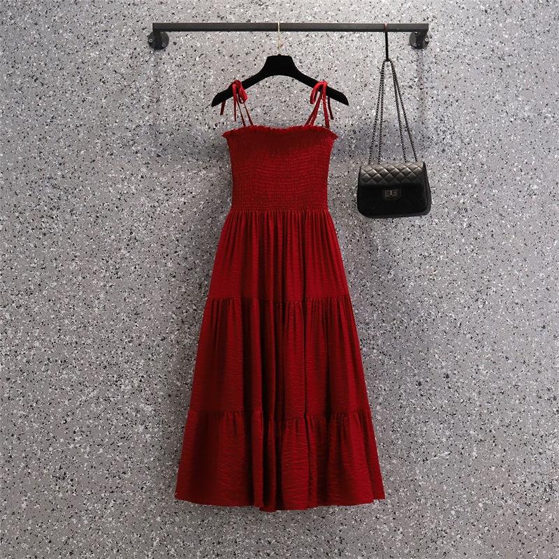 (Special Price!) Plus Size Scrunch Babydoll Dress