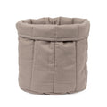 Tadazhi Organic Cotton Cozy Basket, Dark Sand