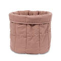 Tadazhi Organic Cotton Cozy Basket, Rose