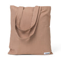 Tadazhi Organic Cotton Tote Bag, Checkered Rose
