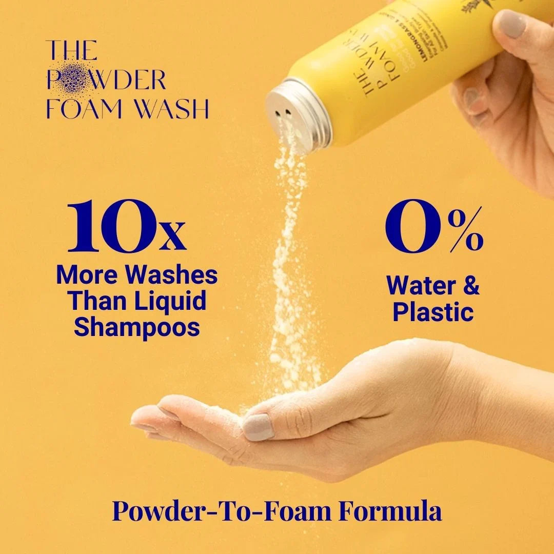 Energising Body Foam Wash For All Skin Types Lemongrass & Turmeric 20g / 0.70oz