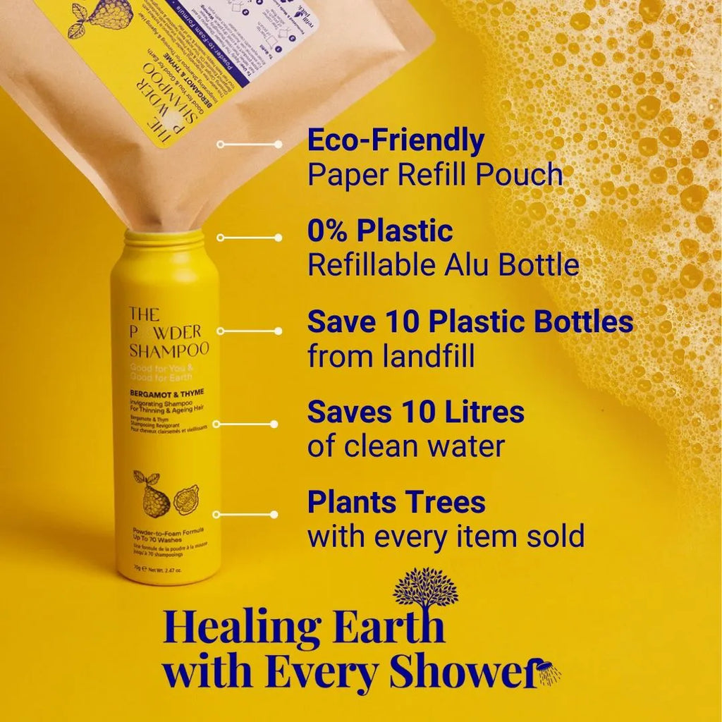 Invigorating Shampoo For Thinning & Ageing Hair Bergamot, Biotin, Ginger & Ginseng 20g / 0.70oz