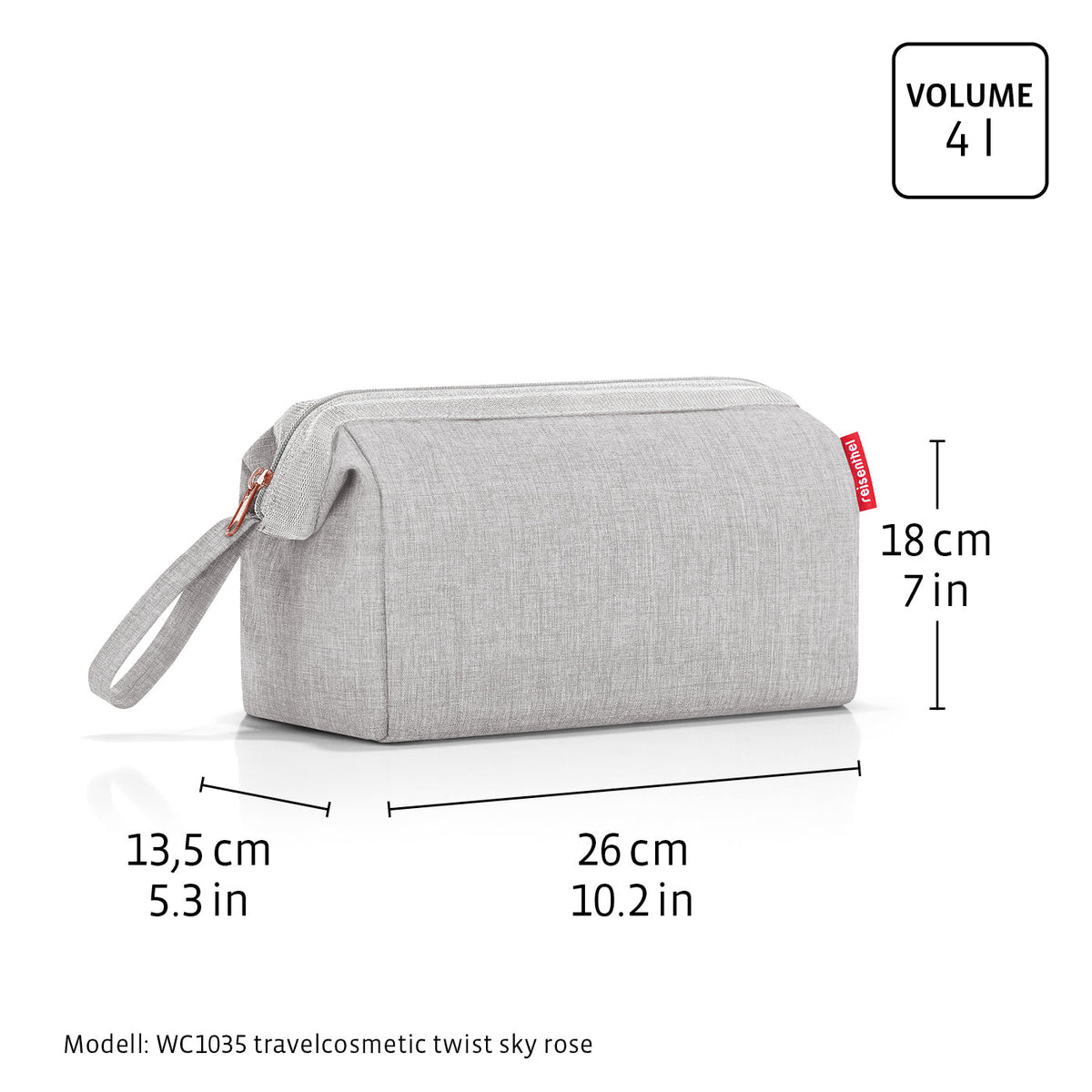 travelcosmetic twist maroon