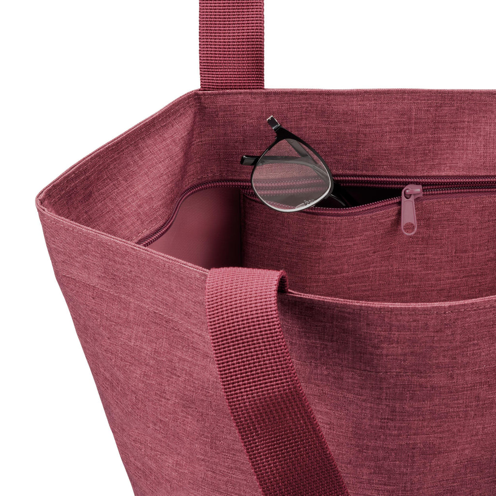 shopper M twist maroon