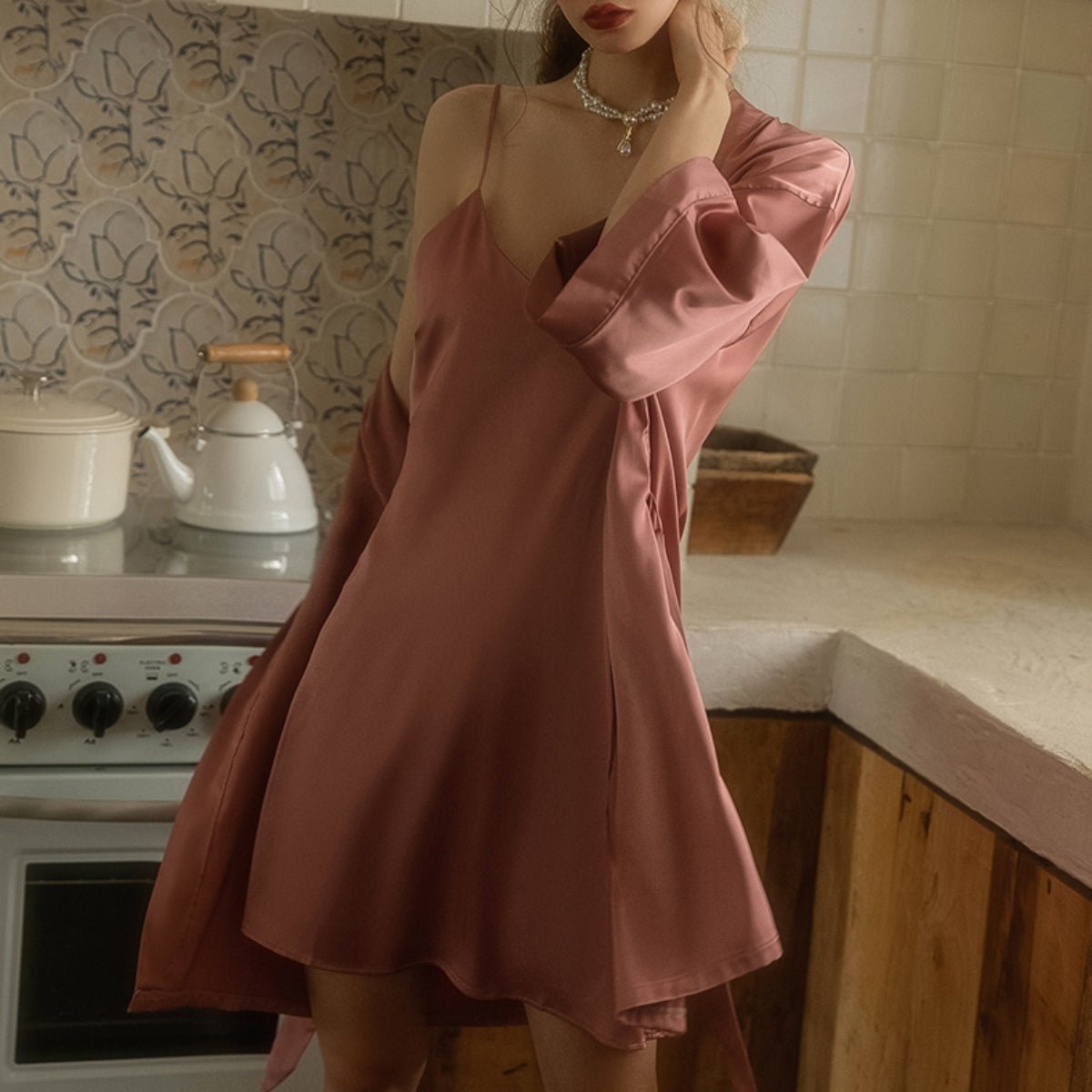 Adreena satin slip