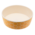Beco Bamboo Pet Bowl, Honeycomb