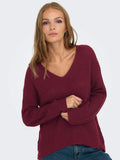 Cosy V-Neck Pullover Knit Jumpers