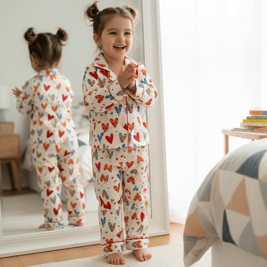 Colorful Hearts Pyjamas