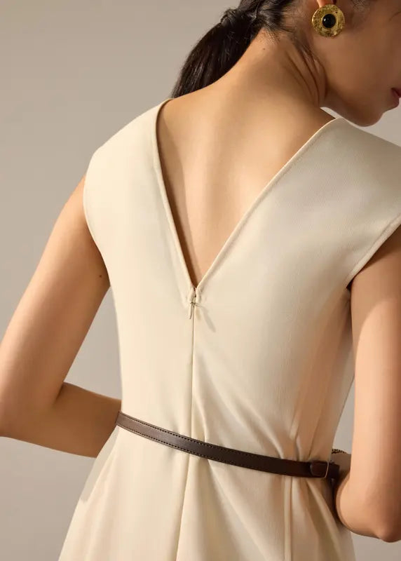 V-neck Midaxi Dress