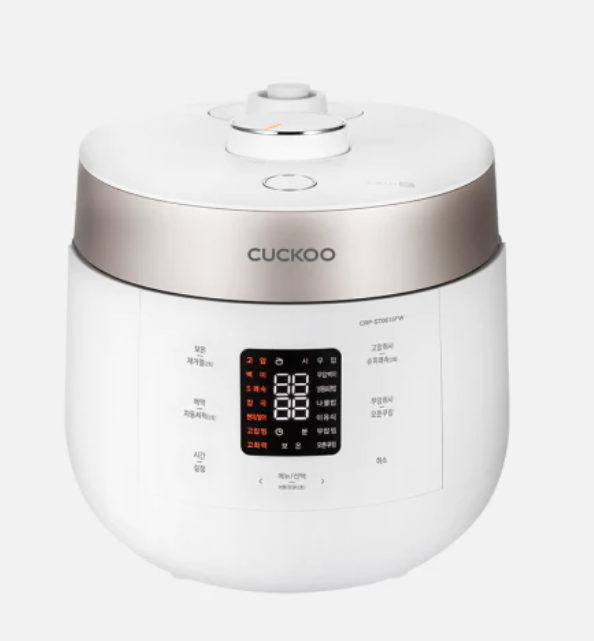 CUCKOO 6 Cup Twin Pressure Rice Cooker - Elegant