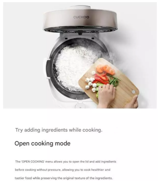 CUCKOO 6 Cup Twin Pressure Rice Cooker - Elegant