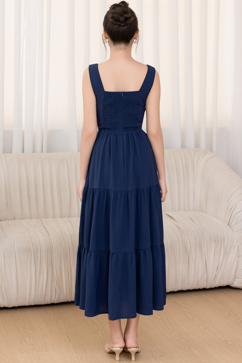 Royal Blue Midi dress