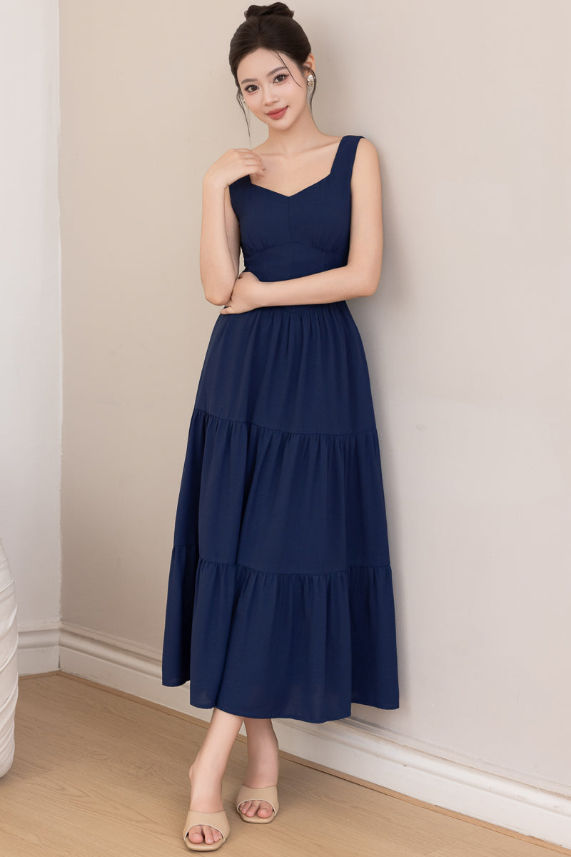 Royal Blue Midi dress