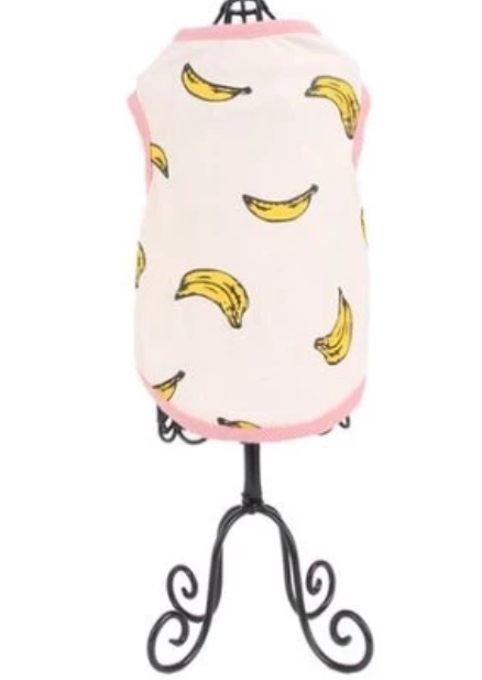 Pure Cotton Banana T-shirt For Dog Puppy