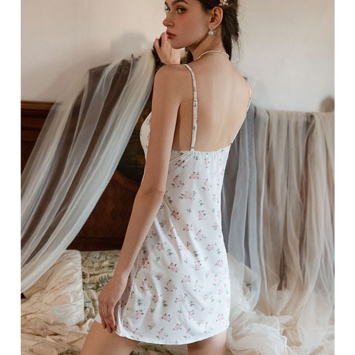 Dott stretch satin slip