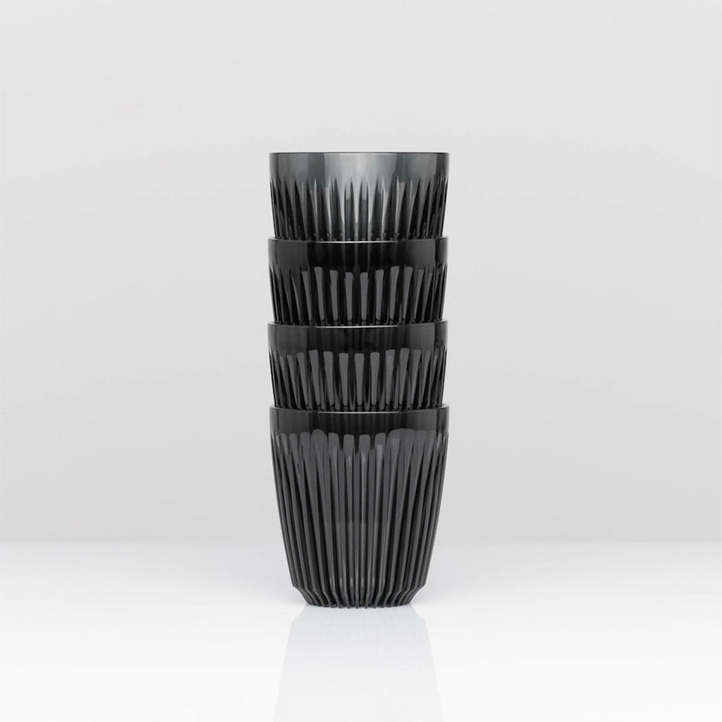 Huskee Renew 8oz Pack of 4 Coffee Cups [Smoke]