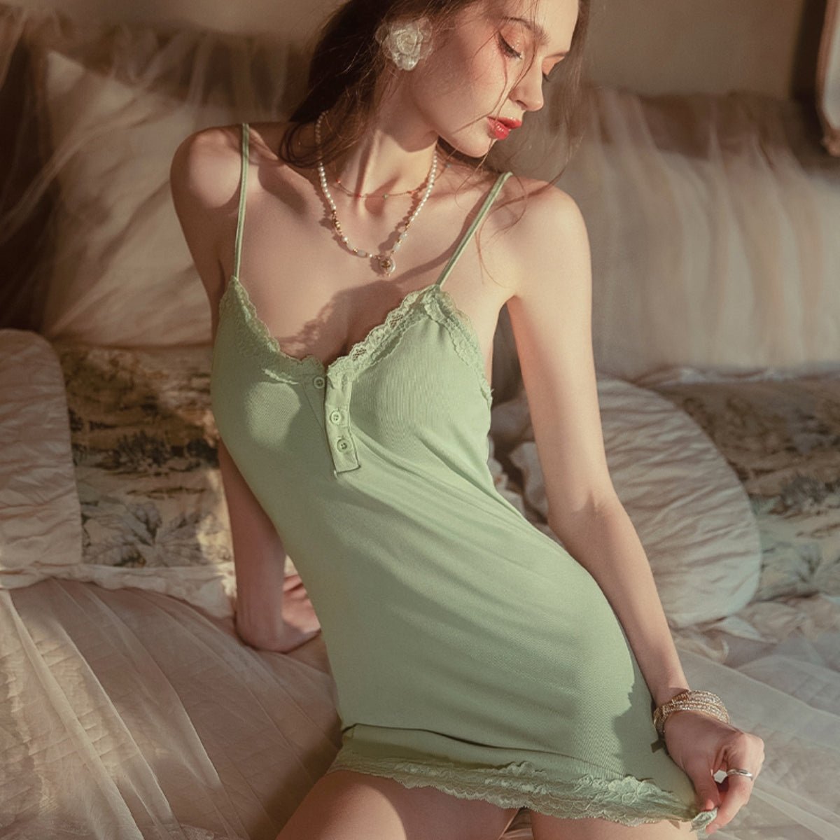 Elle cotton slip