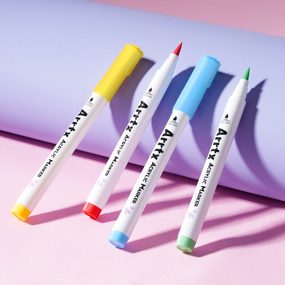 Arrtx 30A Colors Acrylic Brush Paint Pens