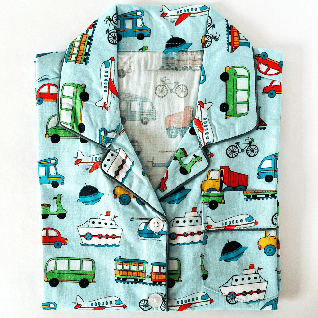 Fun Transport Vehicles Pyjamas