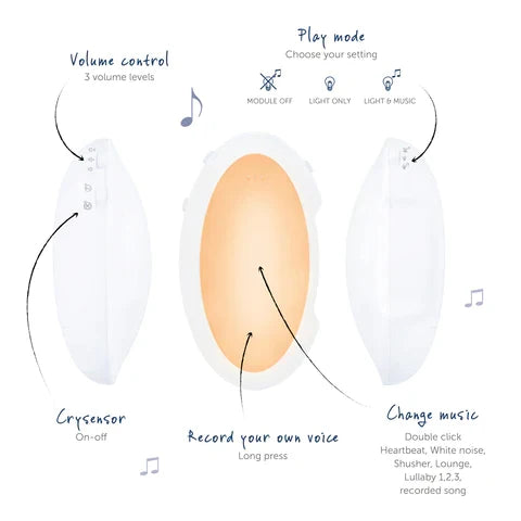 Sound Machine with Nightlight and Voice - Bruno / Phoebe