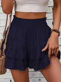 High Waisted Ruffle Shorts