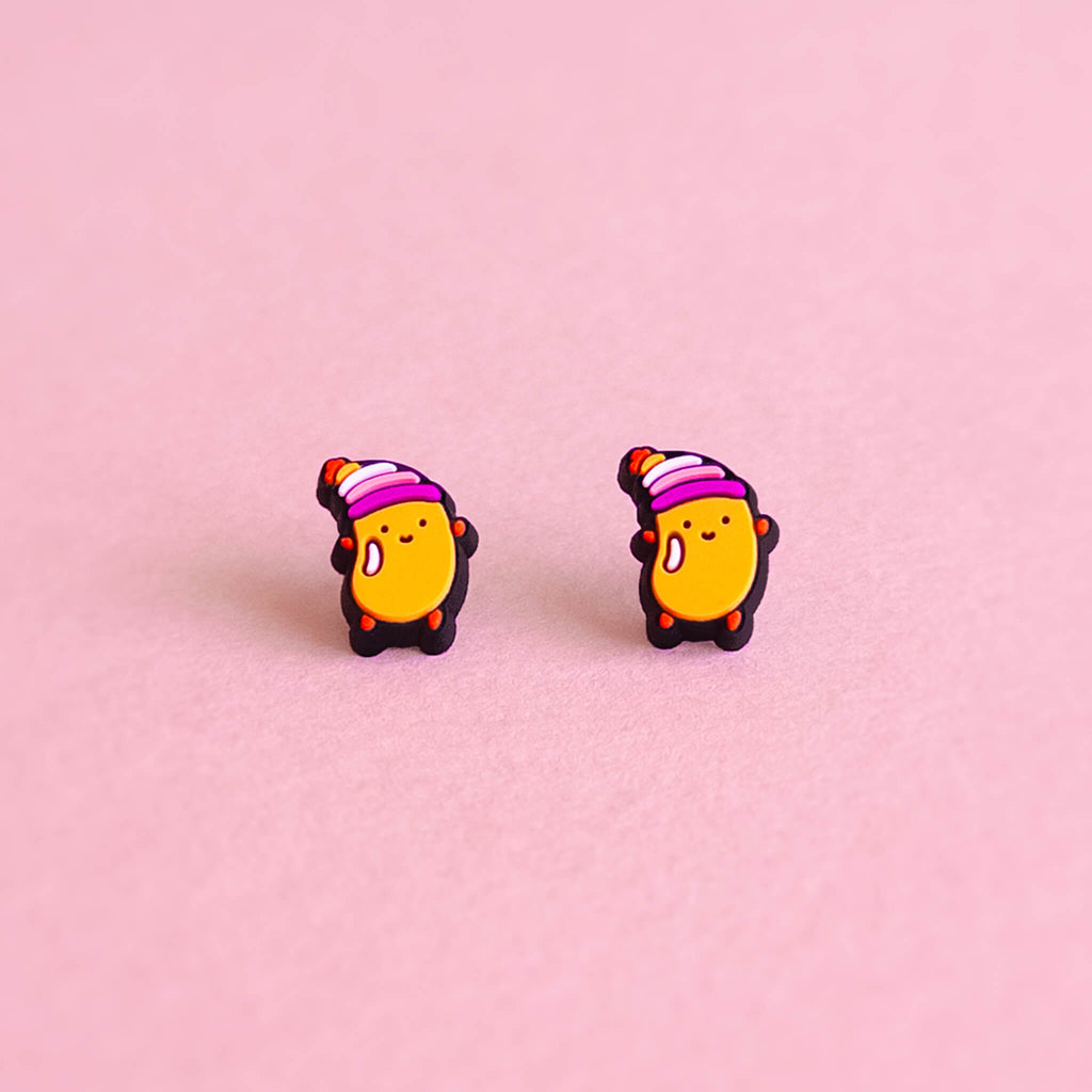 Lesbean — mini stud earrings