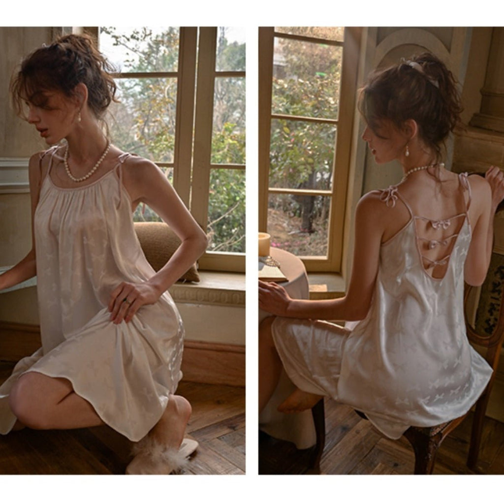 Lorrin midi satin slip