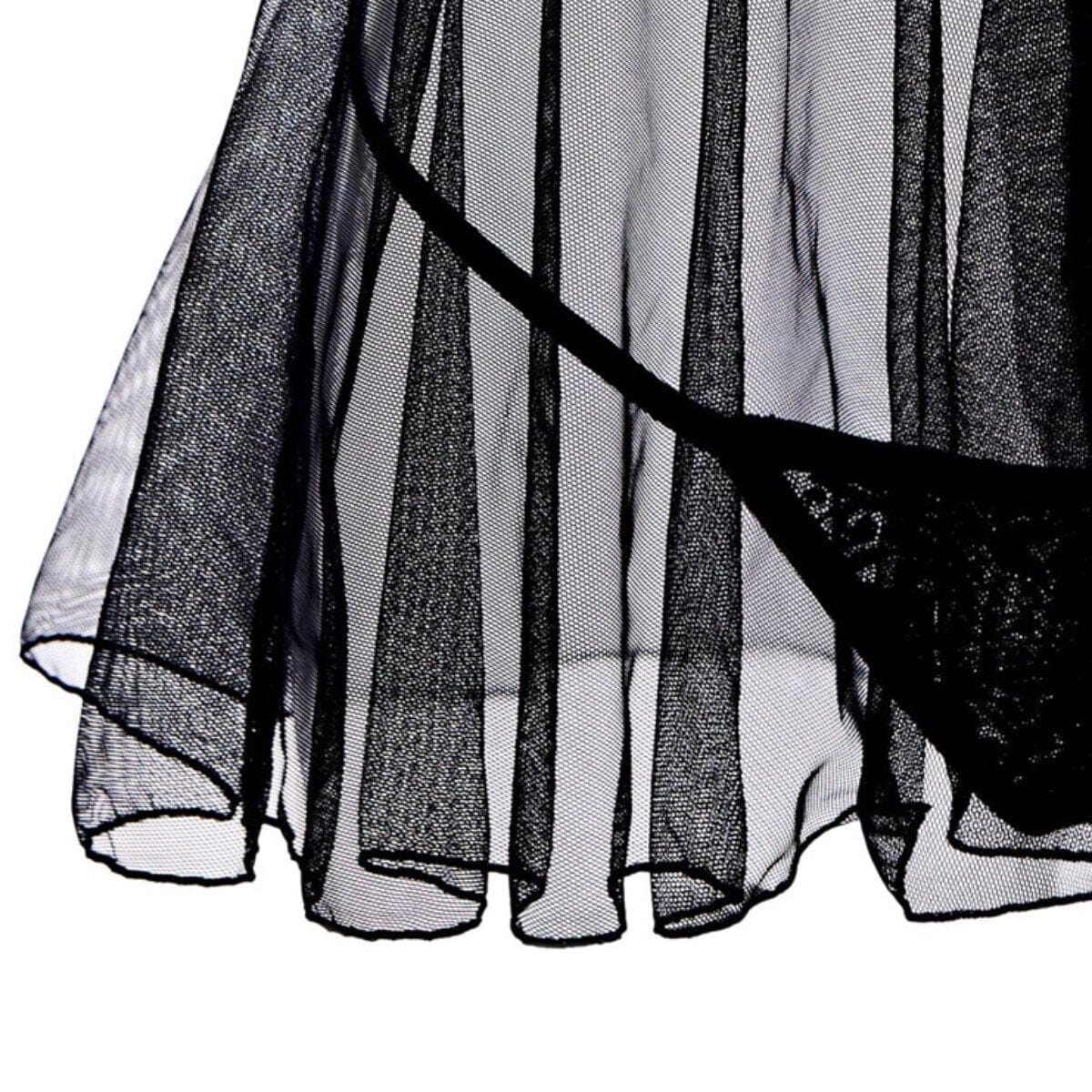 Naughty little mesh babydoll set