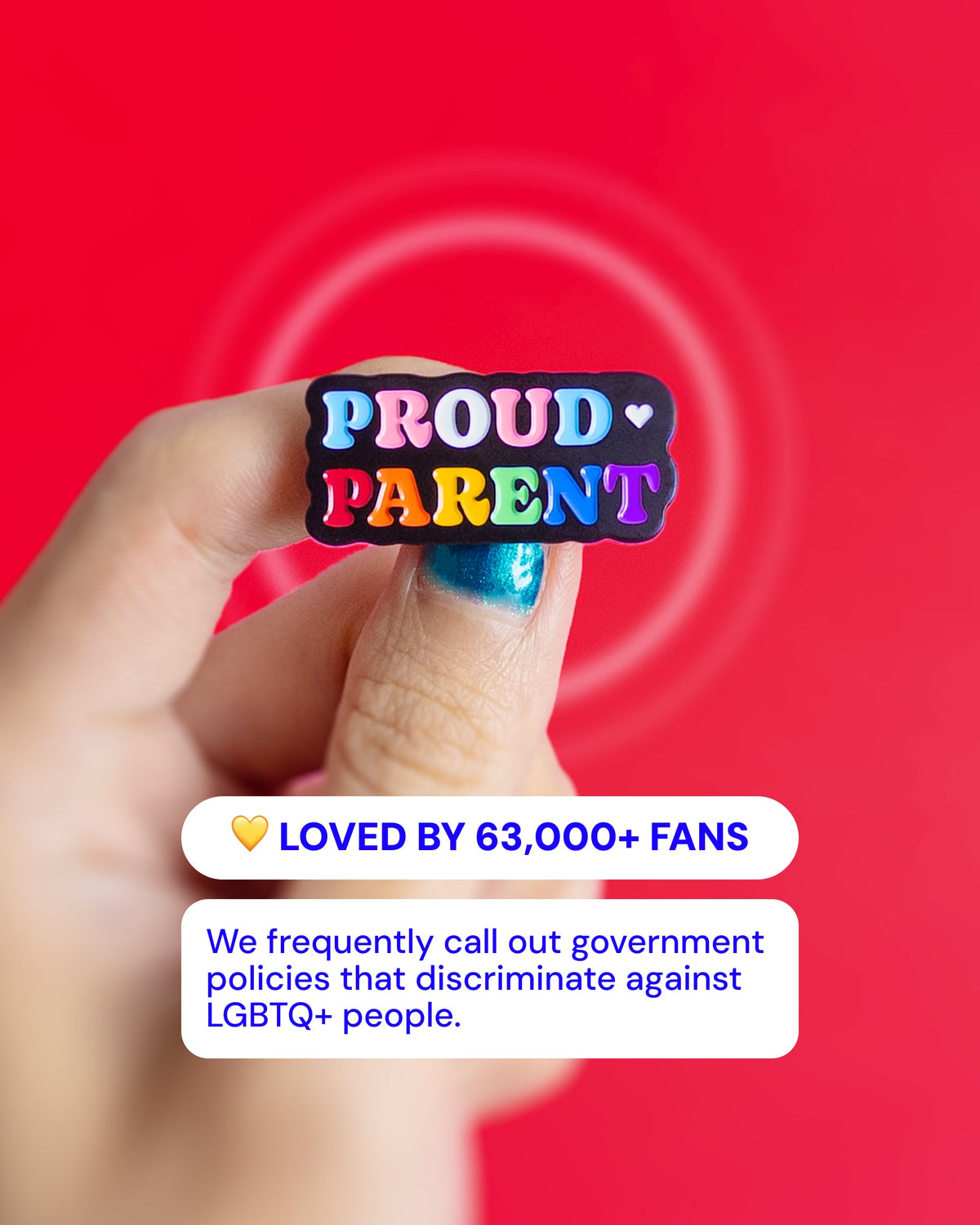 Proud Parent — enamel pin