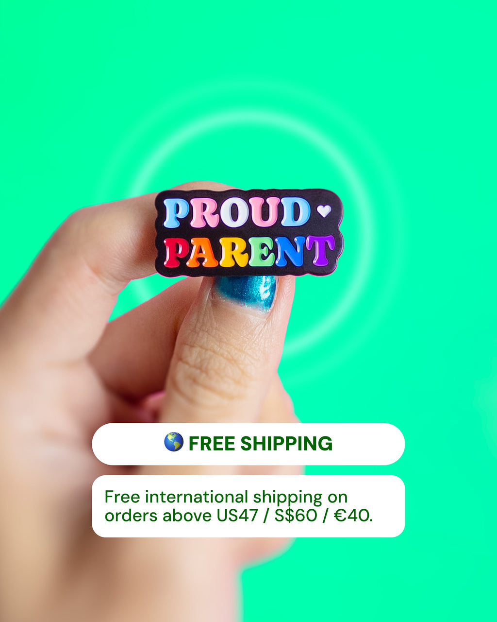 Proud Parent — enamel pin