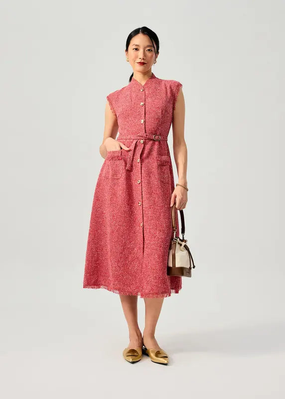 Mandarin Midaxi Dress