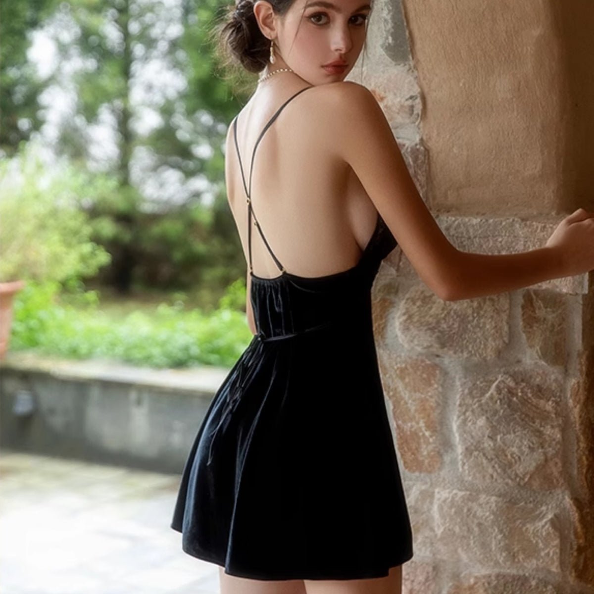 Penny velvet slip