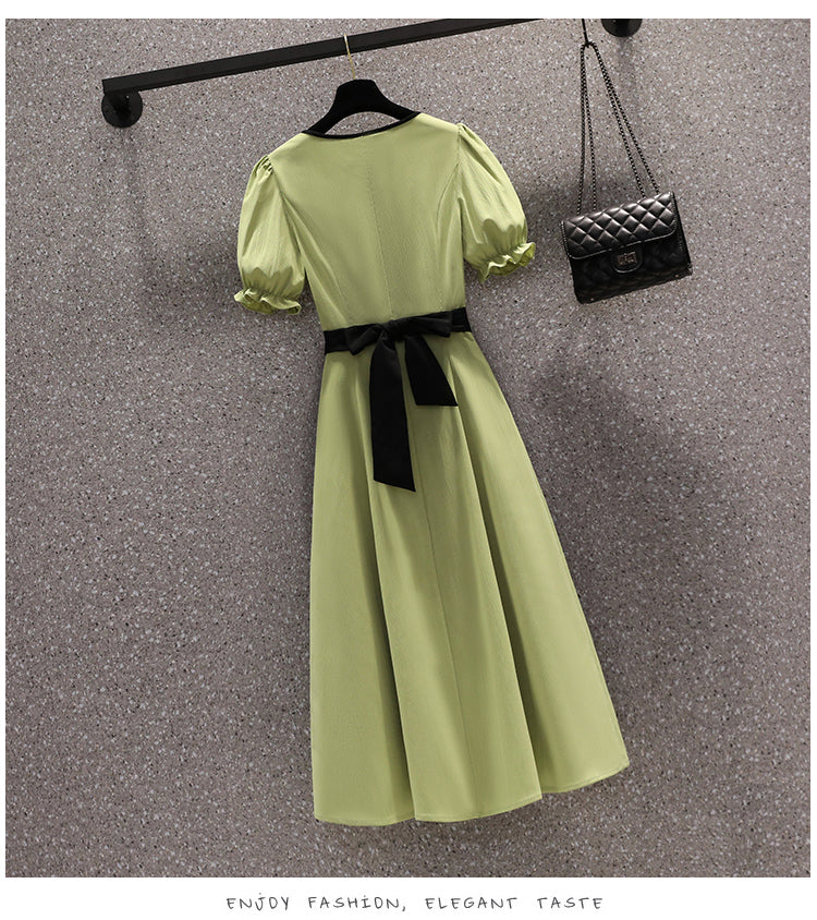 Plus Size Korean Midi Dress