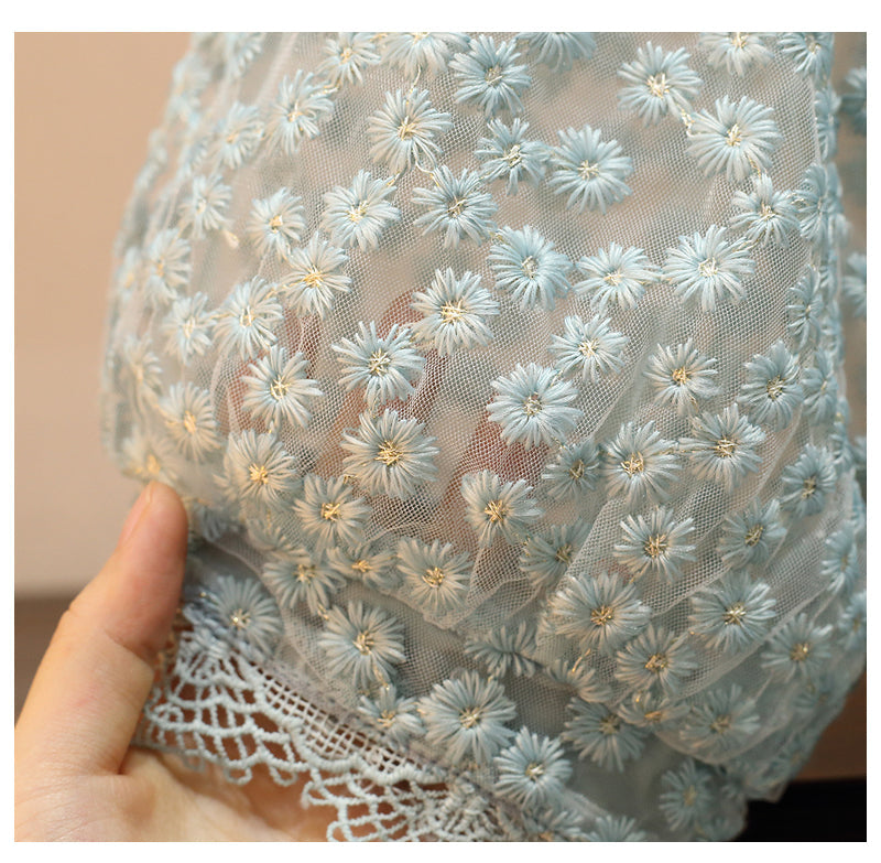 Plus Size Korean Romantic Lace Dress